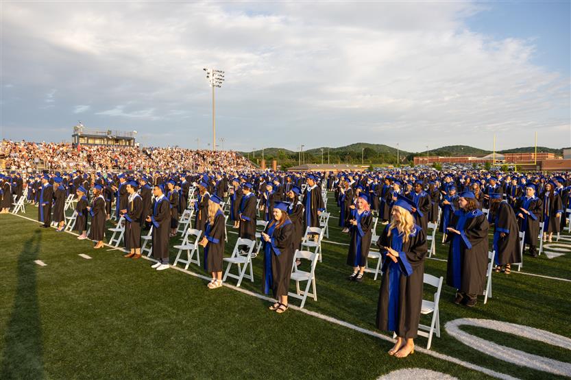 Students celebrate graduating